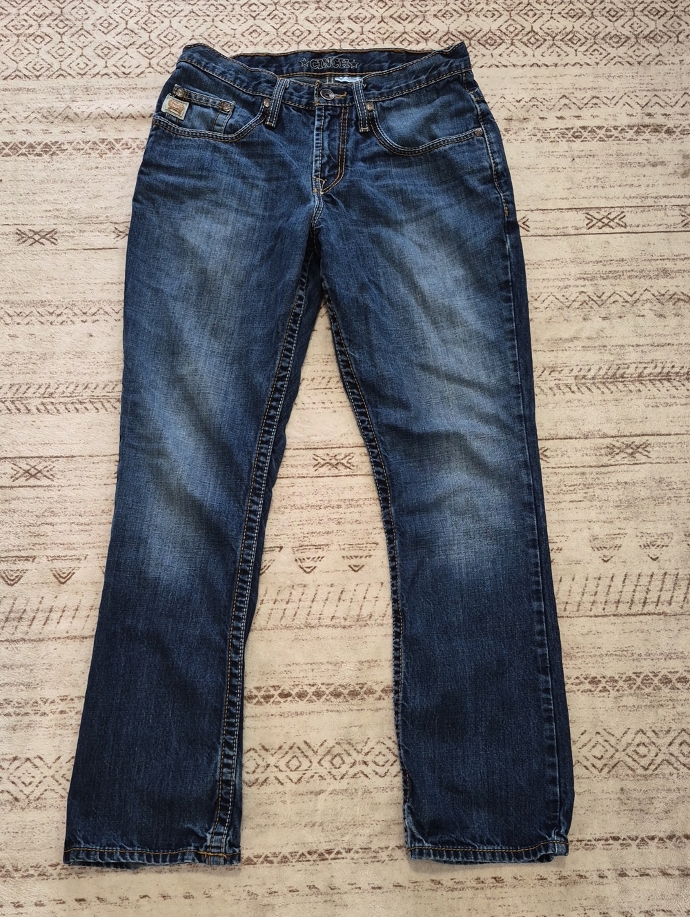 Cinch Dark Blue Straight Leg Women's Jeans